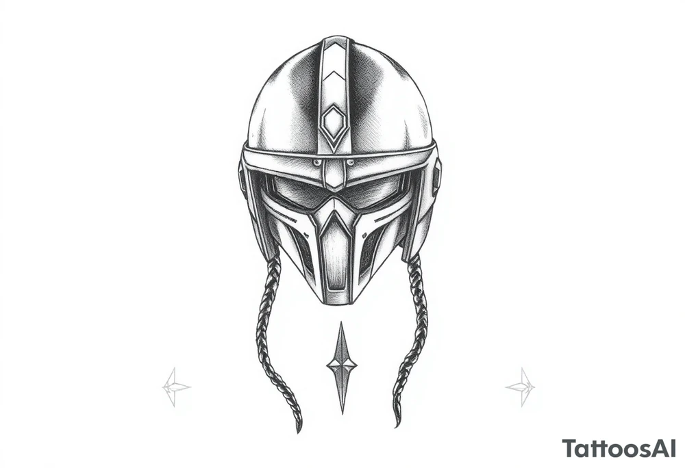 helmet tattoo idea
