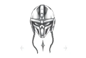 helmet tattoo idea