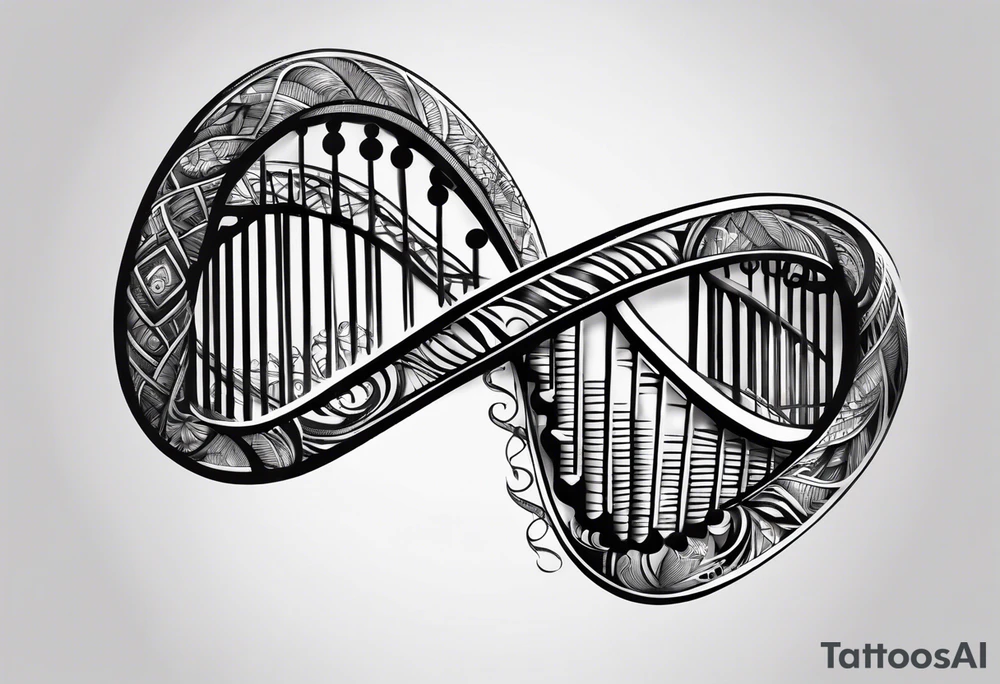 Dna strand tattoo idea