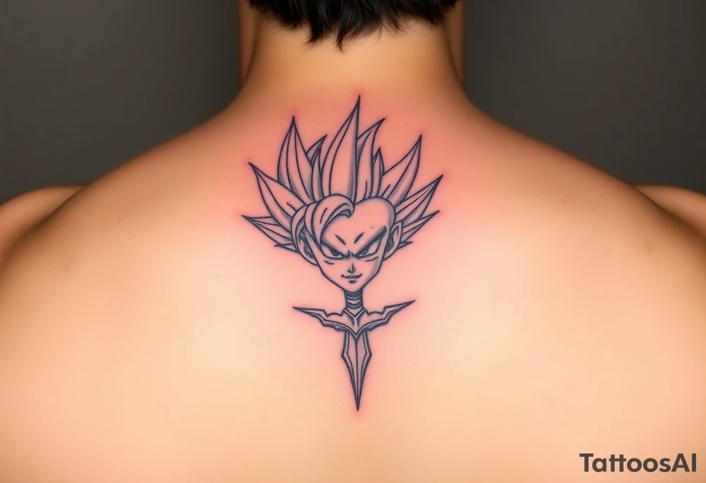 legendary dragonball z tattoo idea