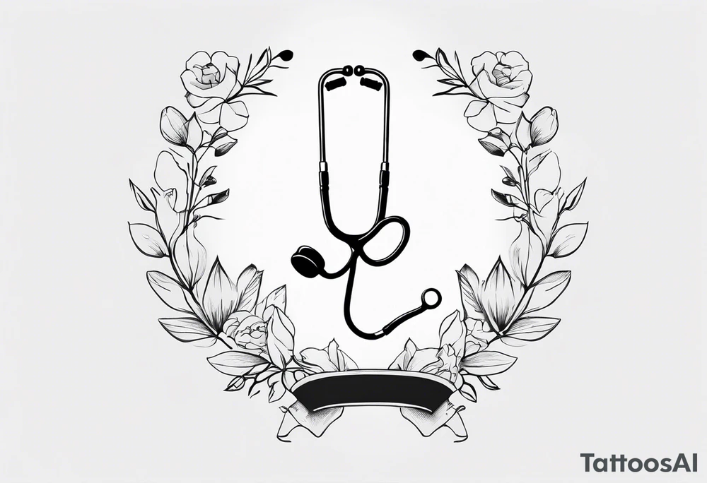 NECK TIE
, STETHOSCOPE tattoo idea