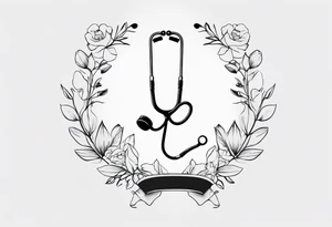 NECK TIE
, STETHOSCOPE tattoo idea