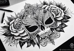 Chest to half sleeve tattoo idea