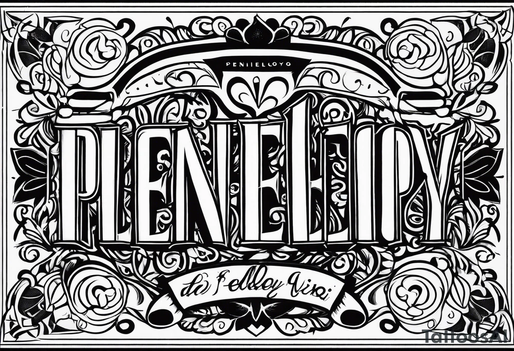 Penellopy e Aghata tattoo idea