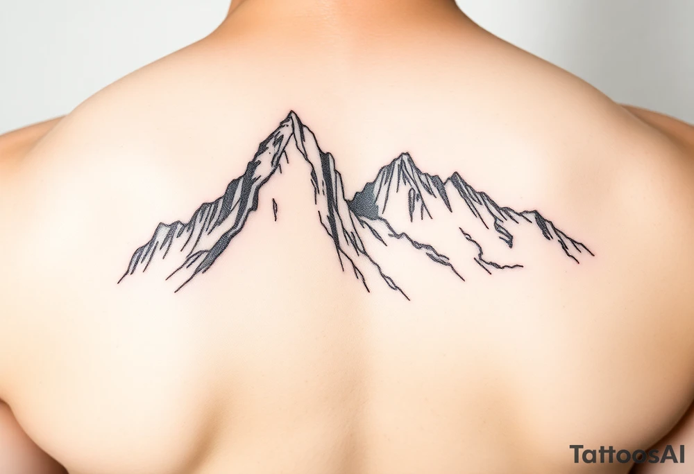 tre cime di lavaredo tattoo idea