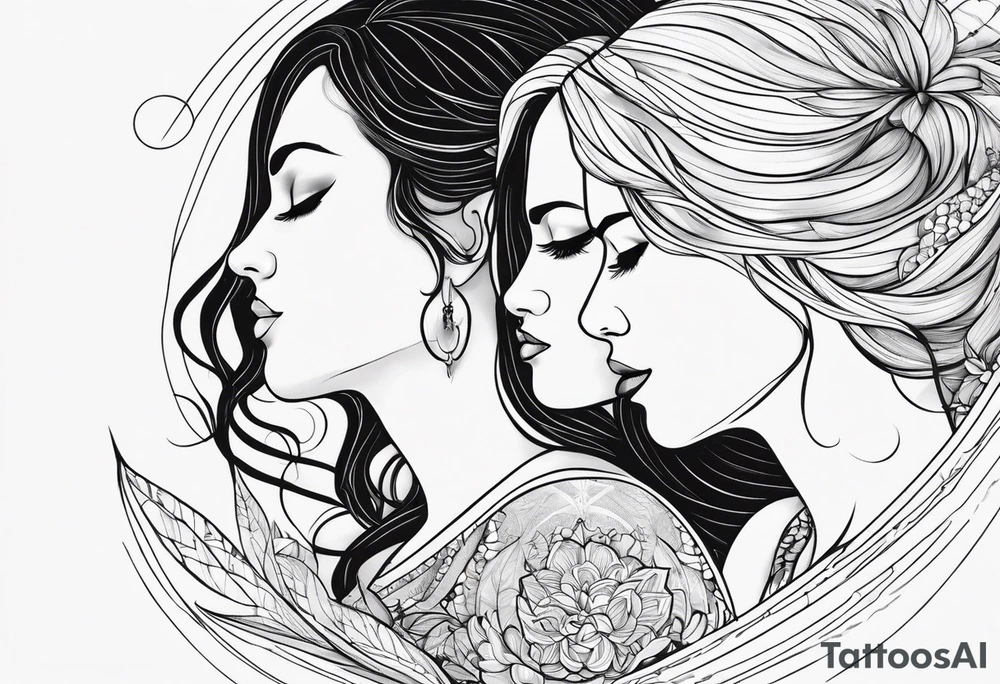 Represente la distance entre 2 personnes qui s aiment dans une goutte d eau tattoo idea