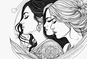 Represente la distance entre 2 personnes qui s aiment dans une goutte d eau tattoo idea