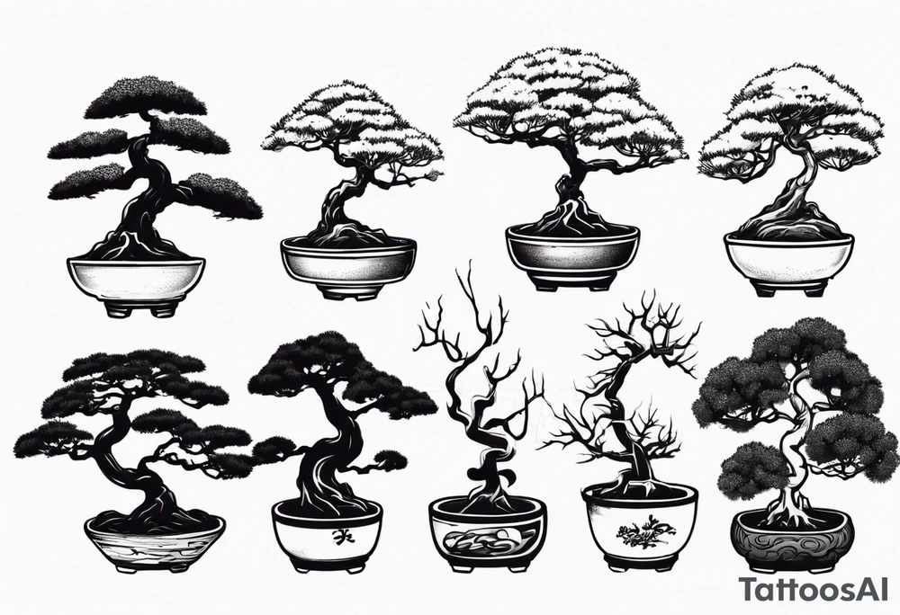 A bonsai tree tattoo idea