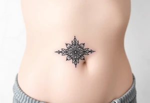 linear tattoo idea