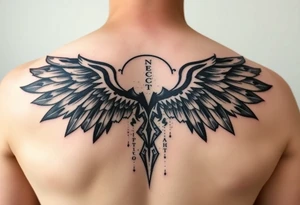 ArchAngel Protection tattoo stencil tattoo idea