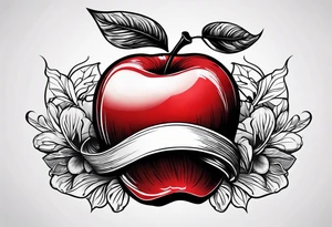 Red Apple represents my nickname tattoo idea