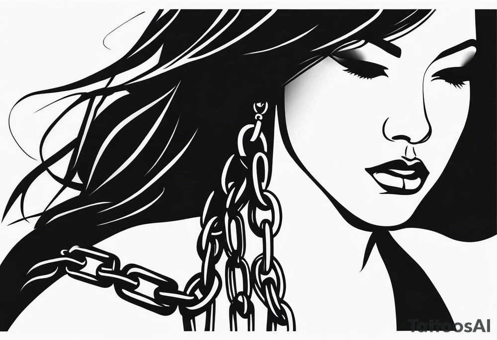 chain tattoo idea