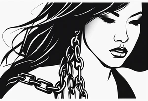 chain tattoo idea