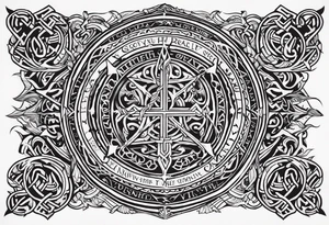 Viking death 
prayer tattoo idea