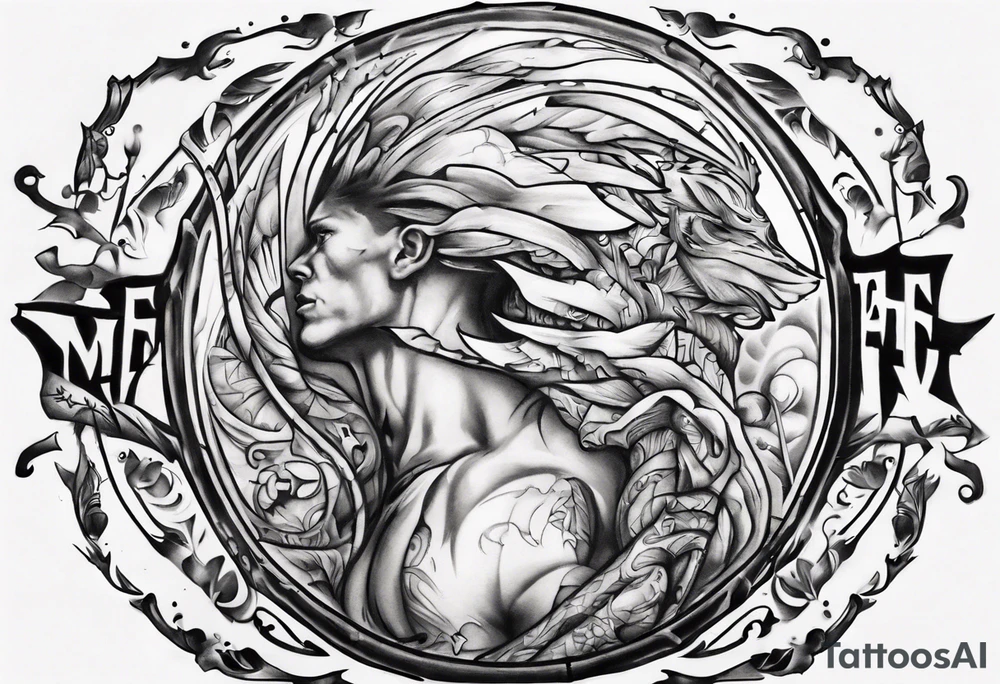 Horizontal inner bicep tattoo. “walk by faith, not by sight” modern tattoo tattoo idea