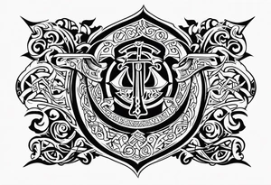 Viking funeral tattoo idea