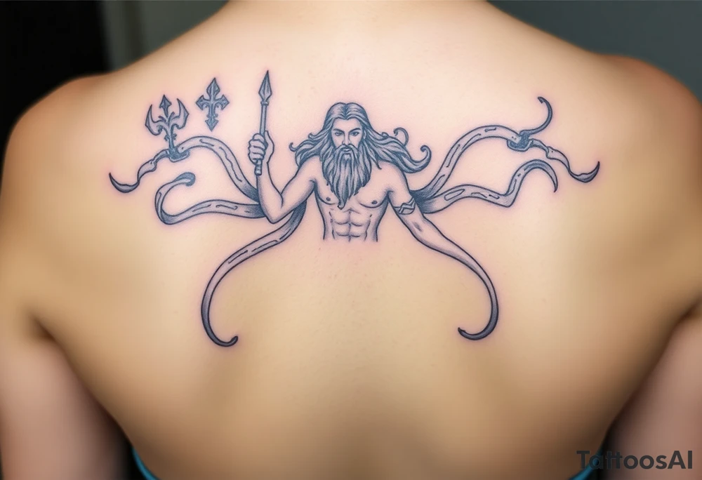 Poseidon tattoo idea