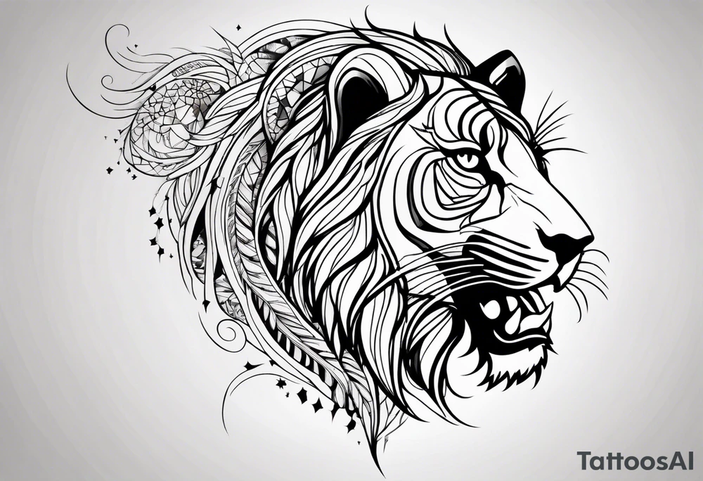 What animal symbolizes pain tattoo idea