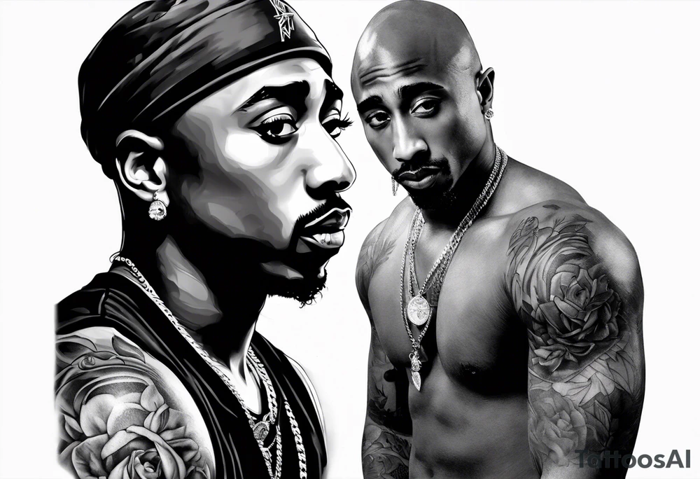 2pac tattoo idea