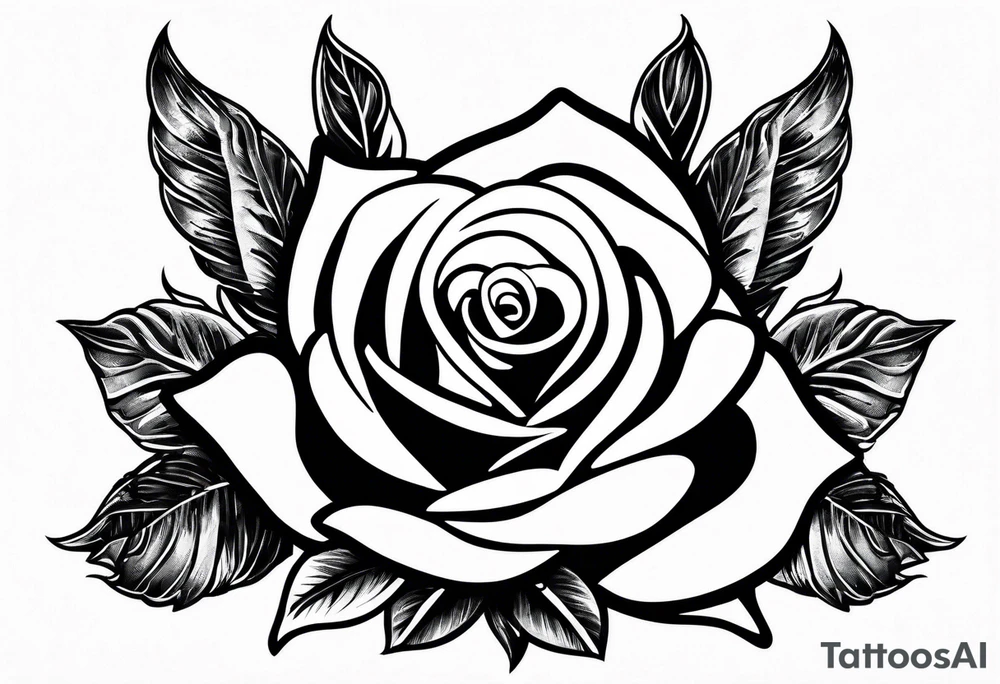 Praying hands with rose and dove tattoo idea