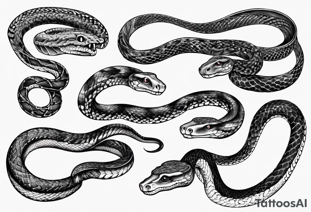 Snakes tattoo idea