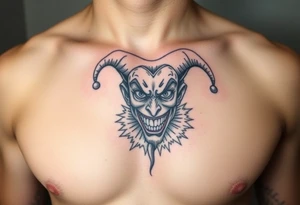 jester emotions tattoo idea