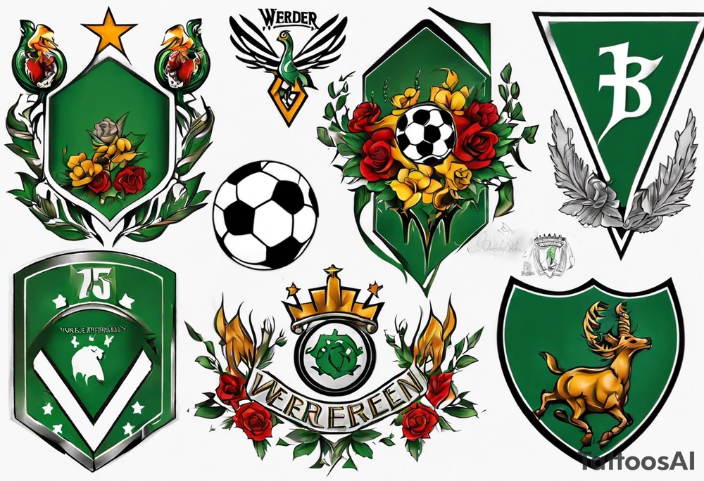 werder bremen fußball, tattoo idea