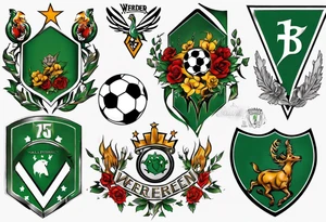 werder bremen fußball, tattoo idea