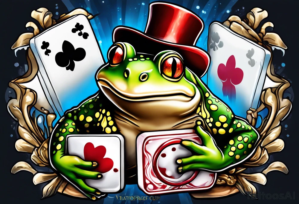 Toad holding Fight Club bar of soap tattoo idea