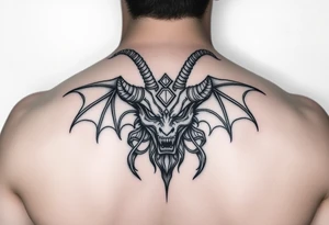 Joshua Esquivel/capricorn/strong and demonic tattoo idea