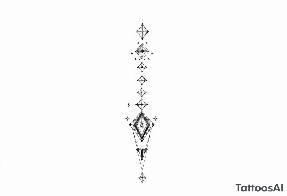 small dainty tattoos to add to spine tattoo idea