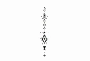 small dainty tattoos to add to spine tattoo idea