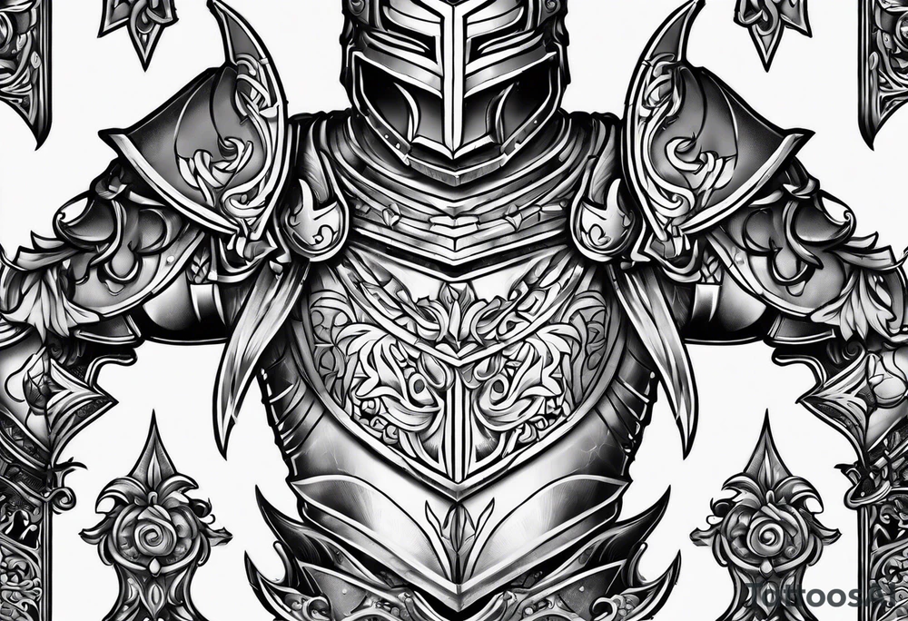 greaves armor tattoo idea
