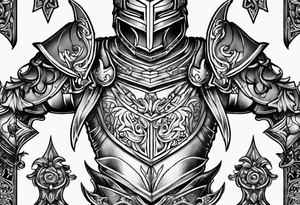 greaves armor tattoo idea