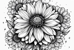 Cambria in a dandelion tattoo idea