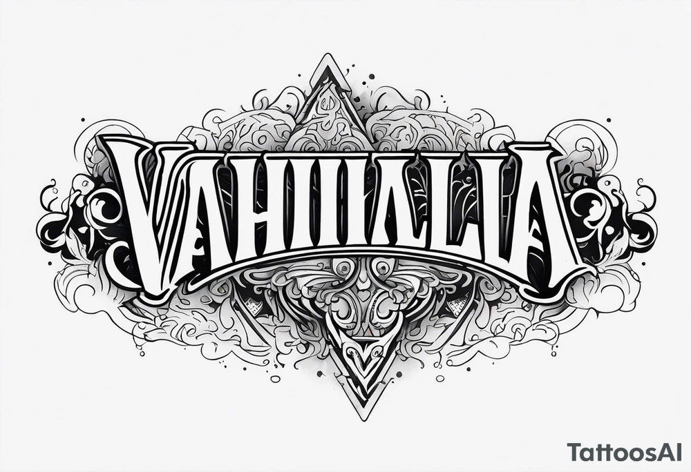 Valhalla mist fog tattoo idea