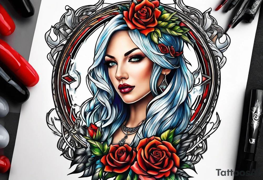 nita strauss tattoo idea