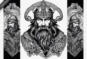 Irish warrior tattoo idea