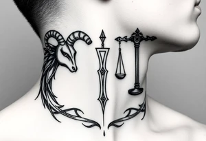 aries and libra
against the odds tattoo idea