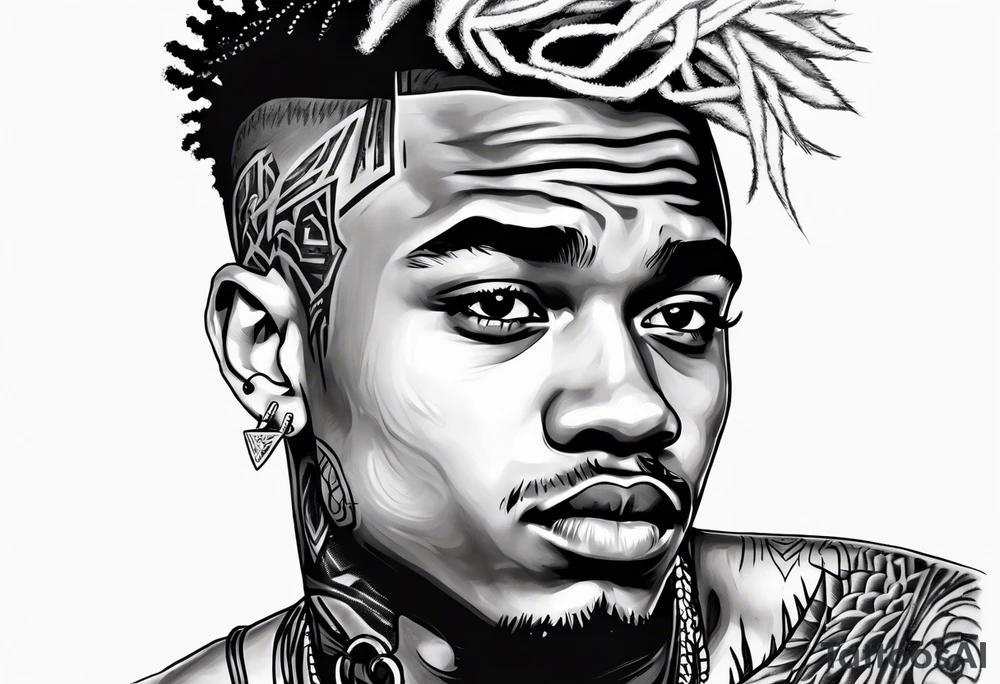 Xxxtentacion tattoo idea