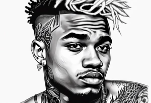 Xxxtentacion tattoo idea