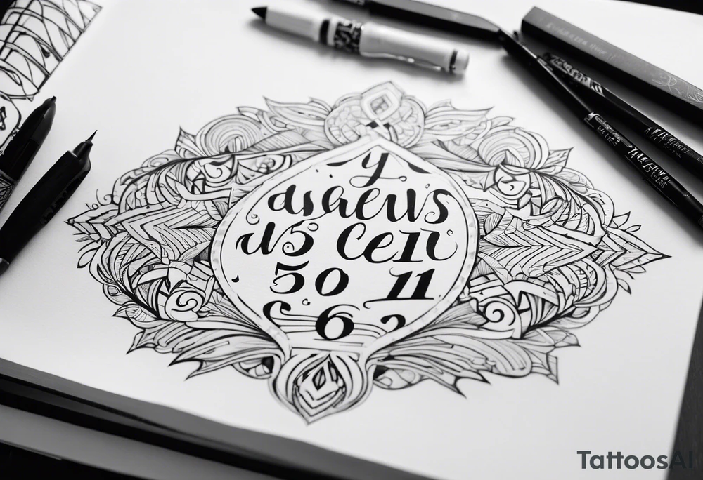 Psalms 56:11 tattoo idea