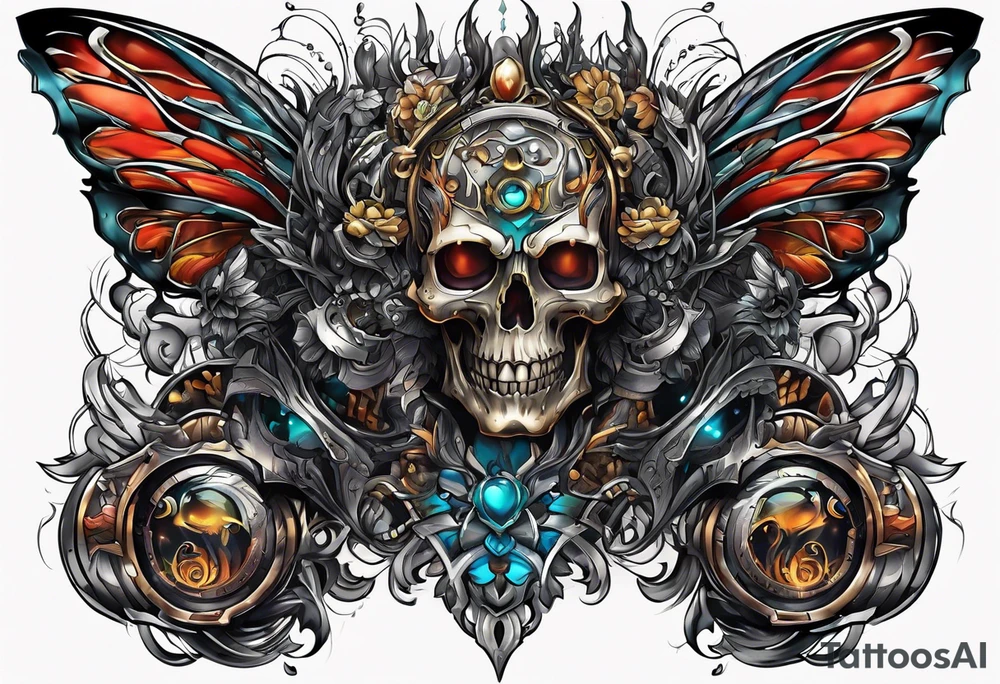 Transformation and strength after heartbreak tattoo idea