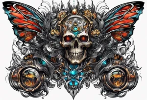 Transformation and strength after heartbreak tattoo idea