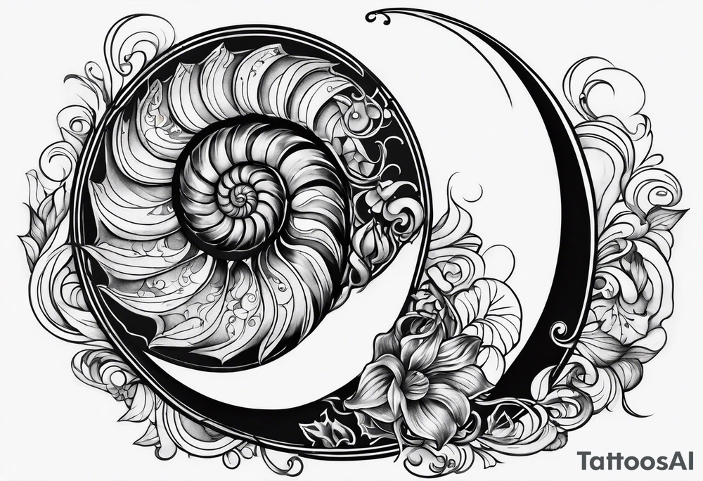 Nautilus tattoo idea