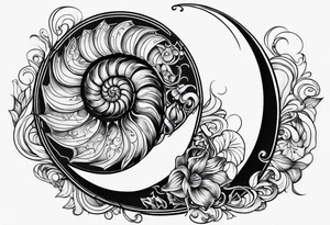 Nautilus tattoo idea