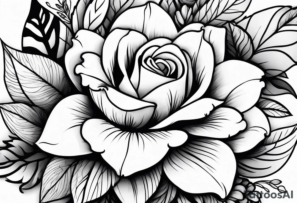 Flowers tattoo idea