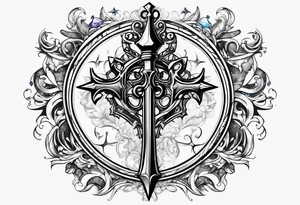 Kingdom Hearts Keyblade tattoo idea
