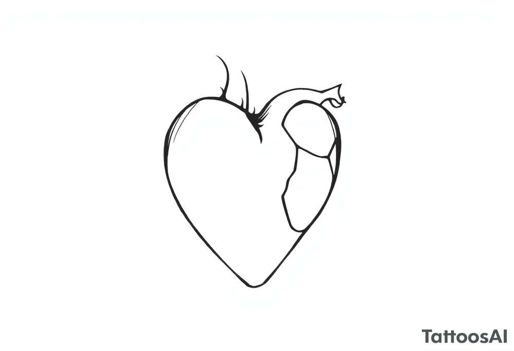 Heart tattoo idea