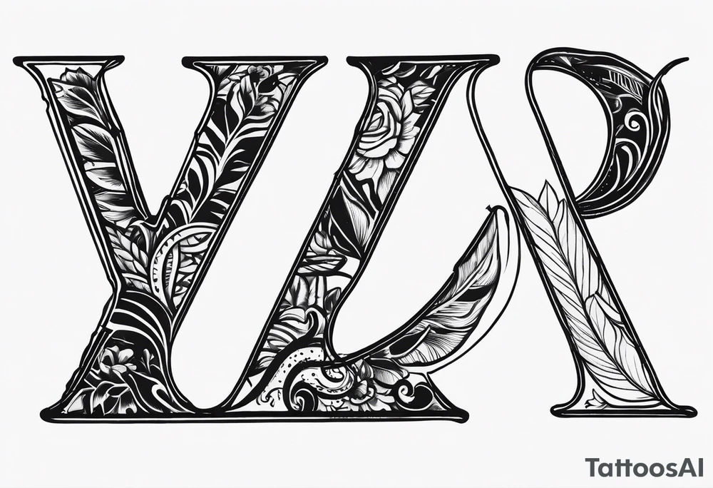 letter opened and a letter with stamp tattoo idea